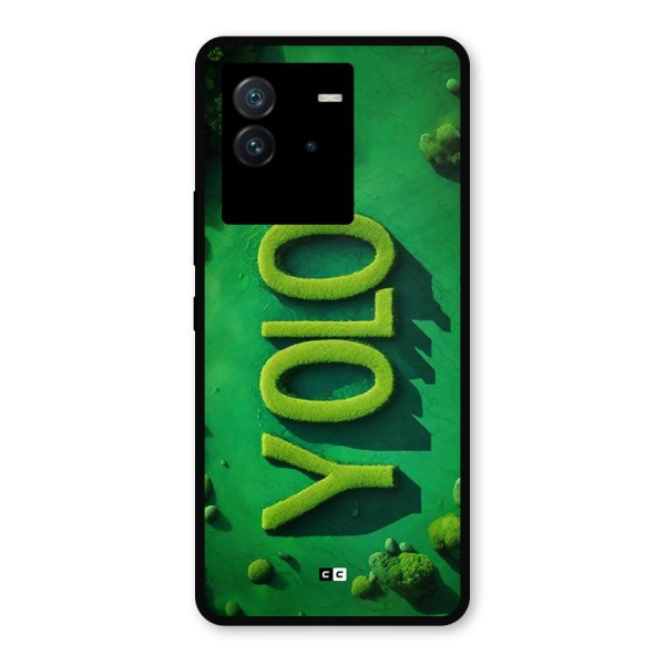 Nature Yolo Metal Back Case for iQOO Neo 6 5G