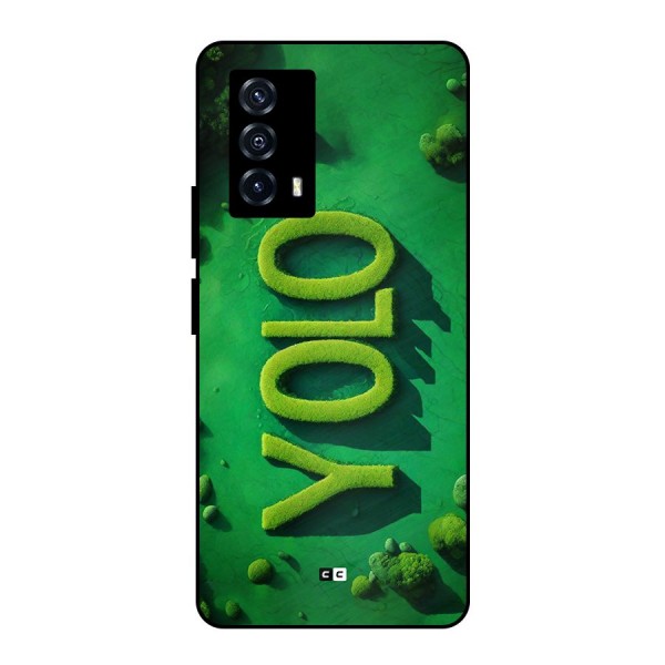 Nature Yolo Metal Back Case for iQOO Z5