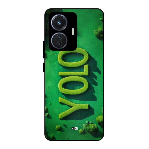 Nature Yolo Metal Back Case for iQOO Z6 44W