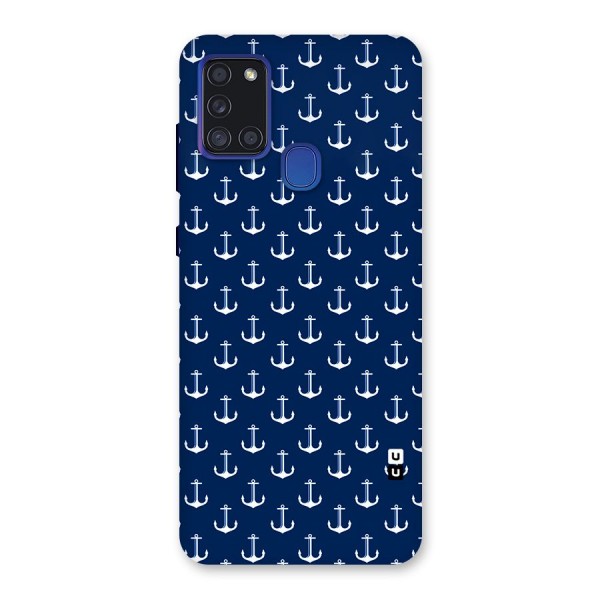 Nautical Pattern Back Case for Galaxy A21s