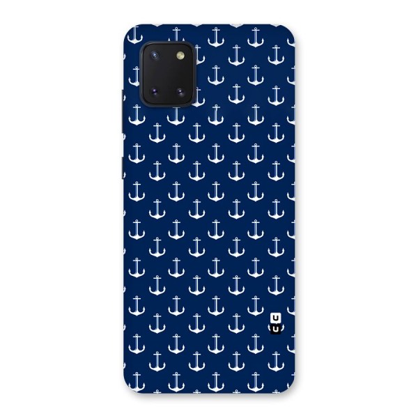 Nautical Pattern Back Case for Galaxy Note 10 Lite