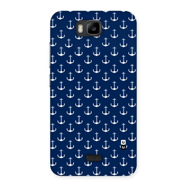 Nautical Pattern Back Case for Honor Bee