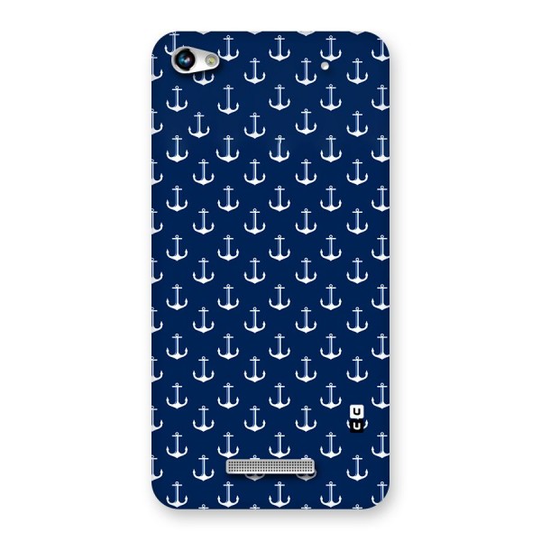 Nautical Pattern Back Case for Micromax Hue 2