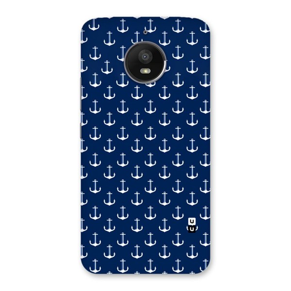 Nautical Pattern Back Case for Moto E4 Plus