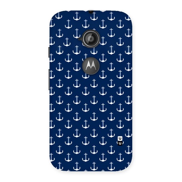 Nautical Pattern Back Case for Moto E 2nd Gen