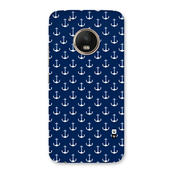 Nautical Pattern Back Case for Moto G5 Plus