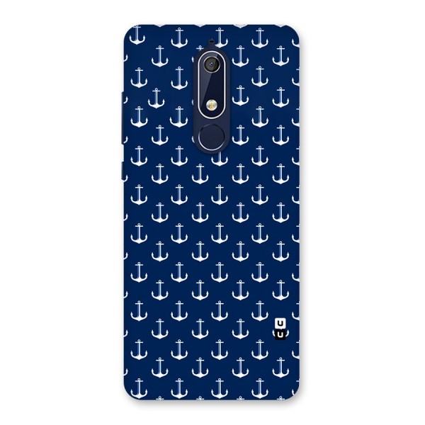 Nautical Pattern Back Case for Nokia 5.1