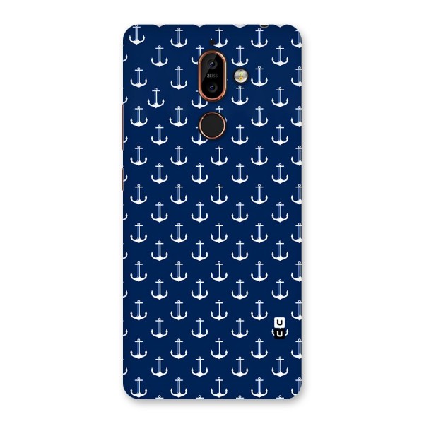 Nautical Pattern Back Case for Nokia 7 Plus