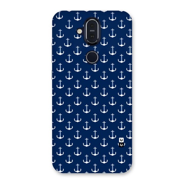 Nautical Pattern Back Case for Nokia 8.1