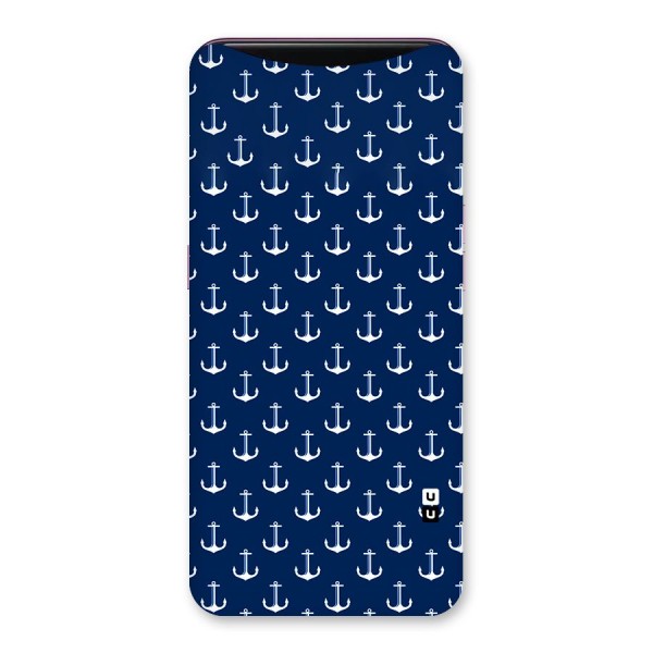 Nautical Pattern Back Case for Oppo Find X