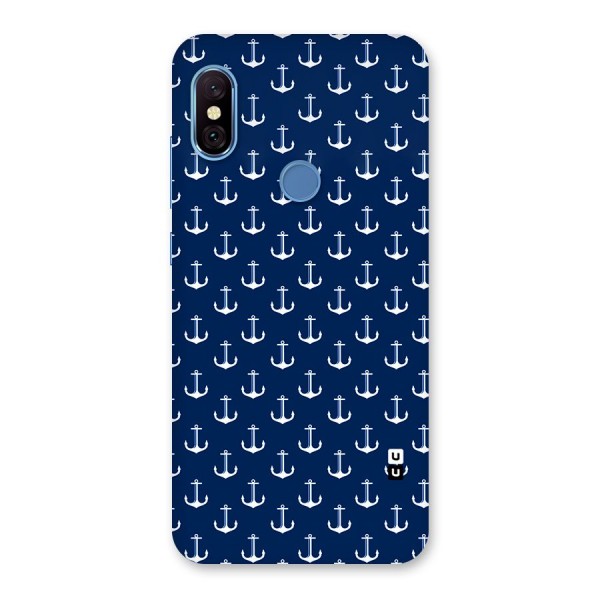 Nautical Pattern Back Case for Redmi Note 6 Pro