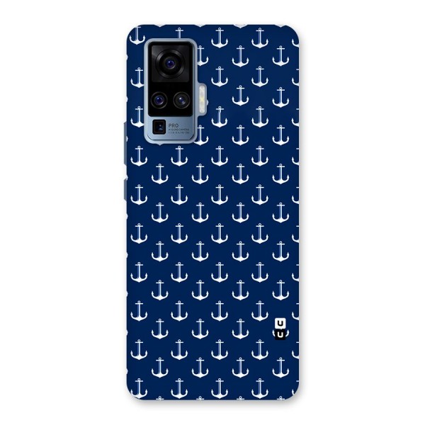 Nautical Pattern Back Case for Vivo X50 Pro