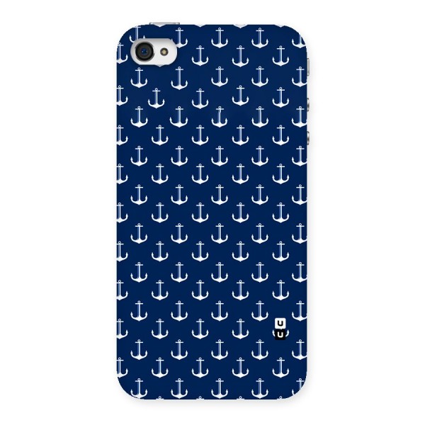 Nautical Pattern Back Case for iPhone 4 4s