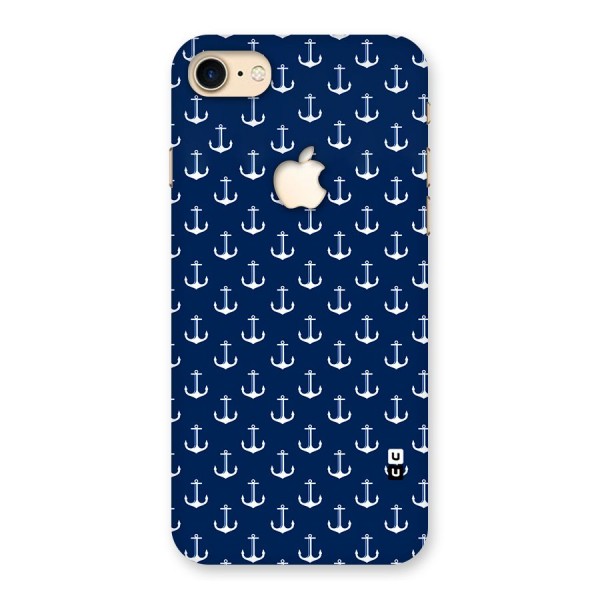 Nautical Pattern Back Case for iPhone 7 Apple Cut