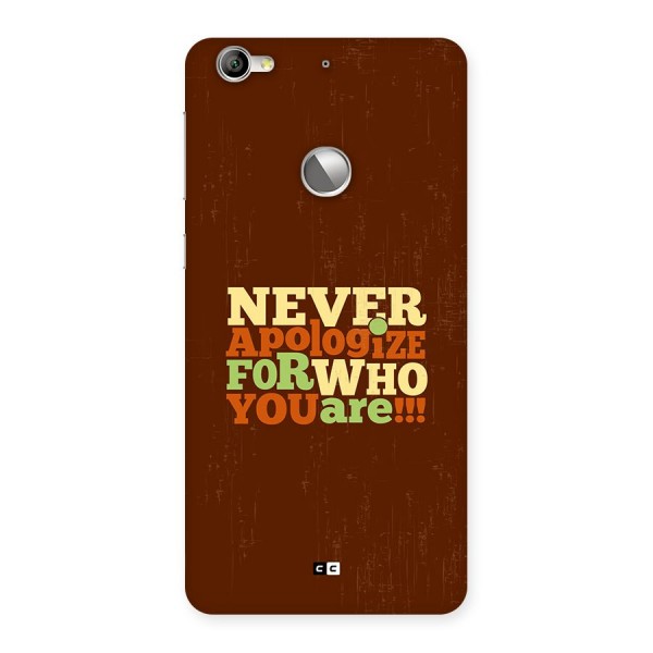 Never Apologize Back Case for Le 1S