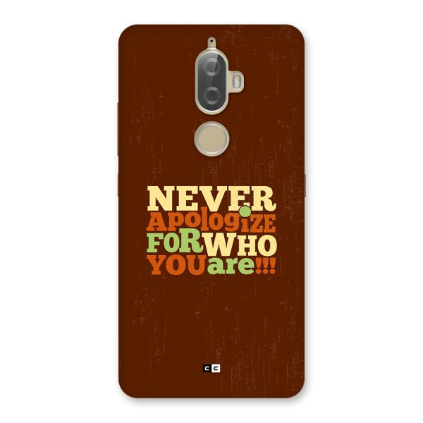 Never Apologize Back Case for Lenovo K8 Plus