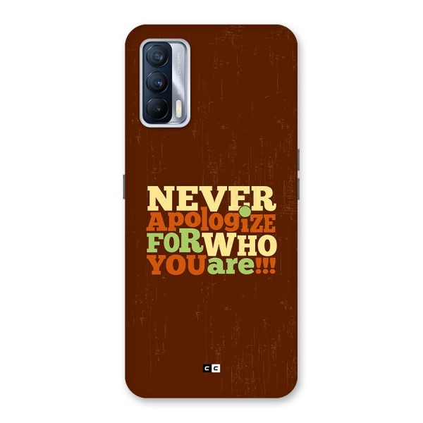 Never Apologize Back Case for Realme X7