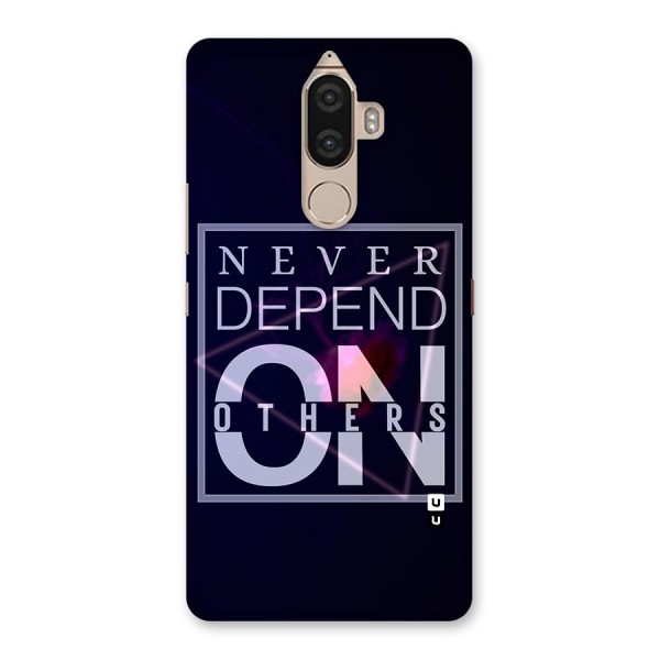 Never Depend On Others Back Case for Lenovo K8 Note