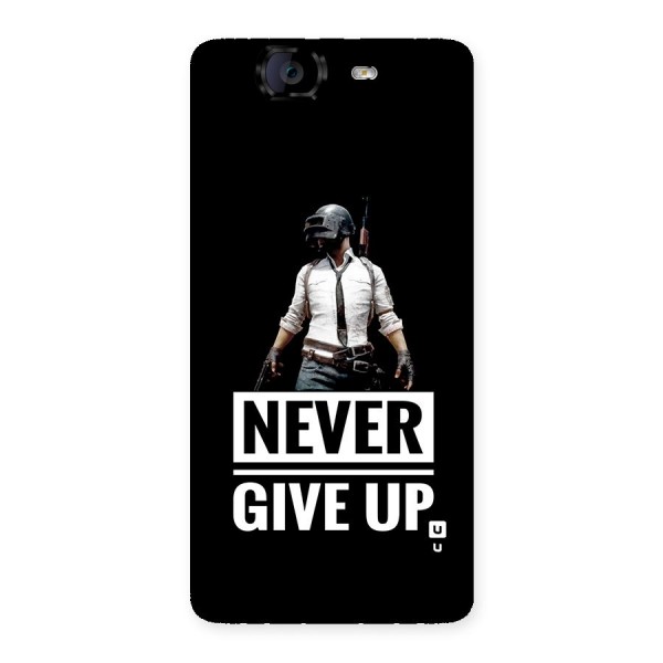 Never Giveup Back Case for Canvas Knight A350