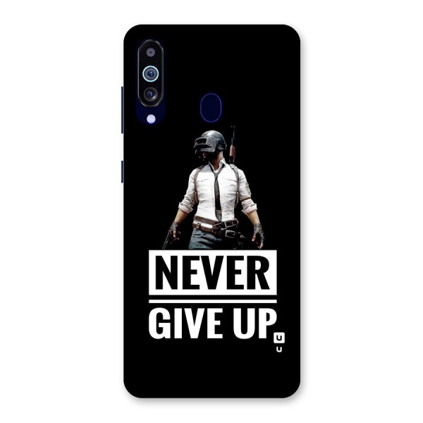 Never Giveup Back Case for Galaxy A60