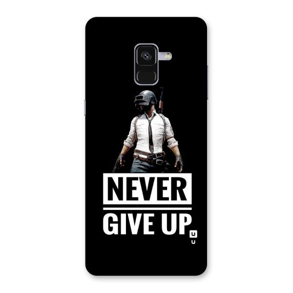 Never Giveup Back Case for Galaxy A8 Plus