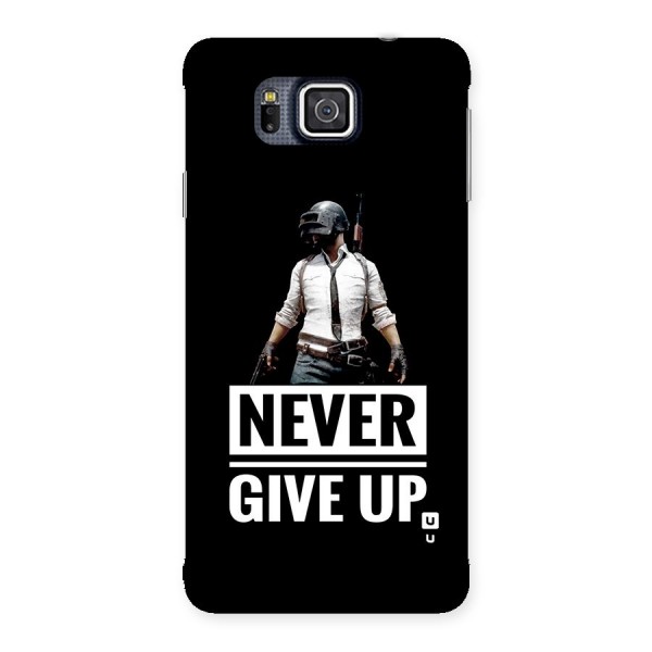 Never Giveup Back Case for Galaxy Alpha