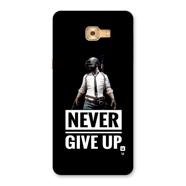 Never Giveup Back Case for Galaxy C9 Pro