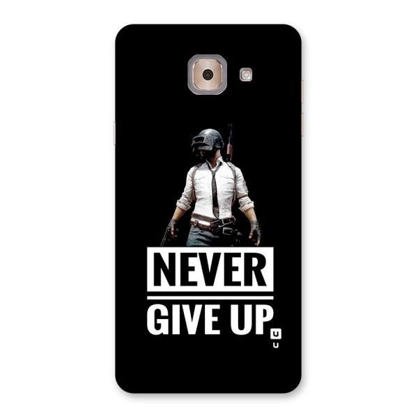 Never Giveup Back Case for Galaxy J7 Max