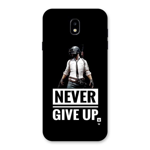 Never Giveup Back Case for Galaxy J7 Pro