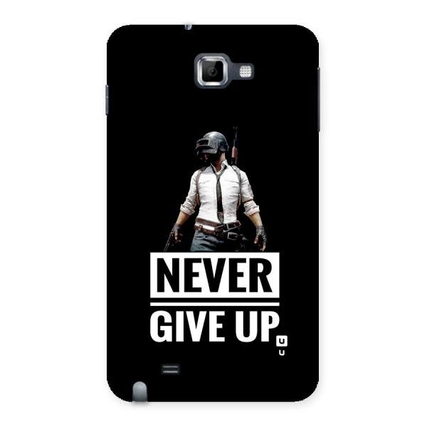 Never Giveup Back Case for Galaxy Note