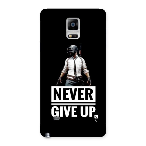 Never Giveup Back Case for Galaxy Note 4