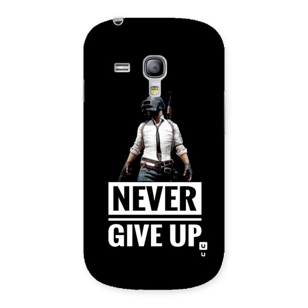 Never Giveup Back Case for Galaxy S3 Mini