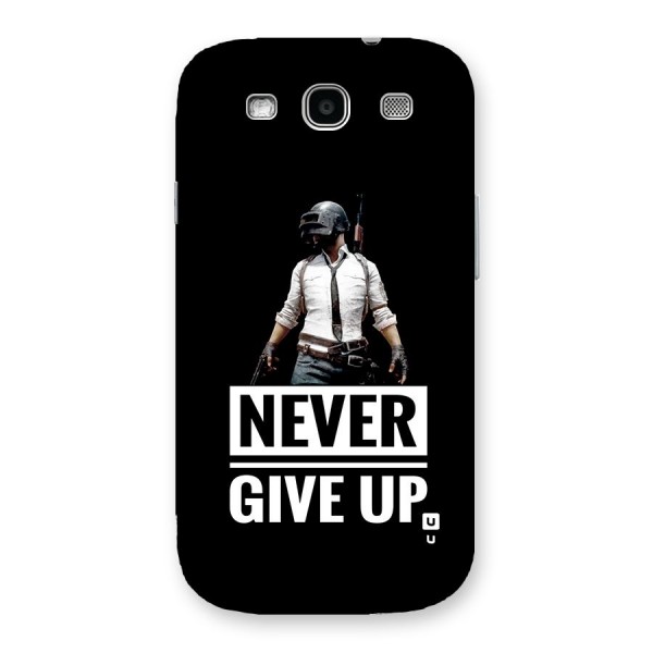 Never Giveup Back Case for Galaxy S3 Neo