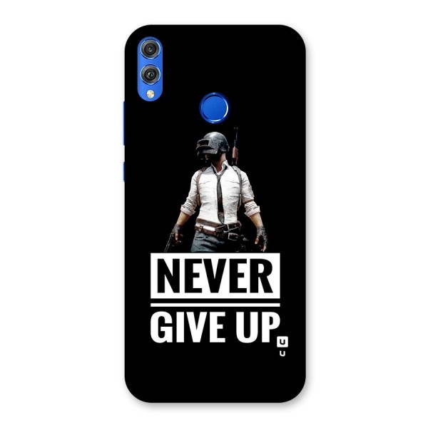 Never Giveup Back Case for Honor 8X
