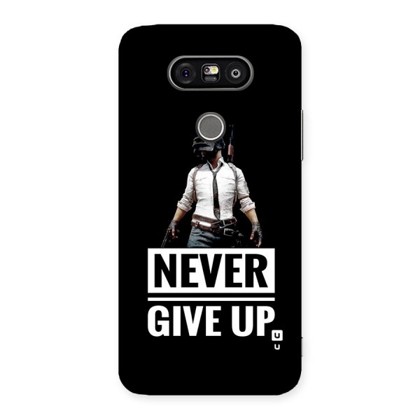 Never Giveup Back Case for LG G5