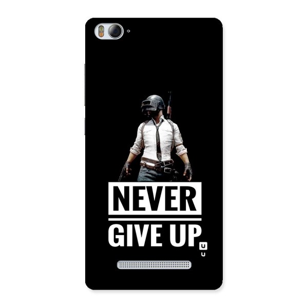 Never Giveup Back Case for Mi4i