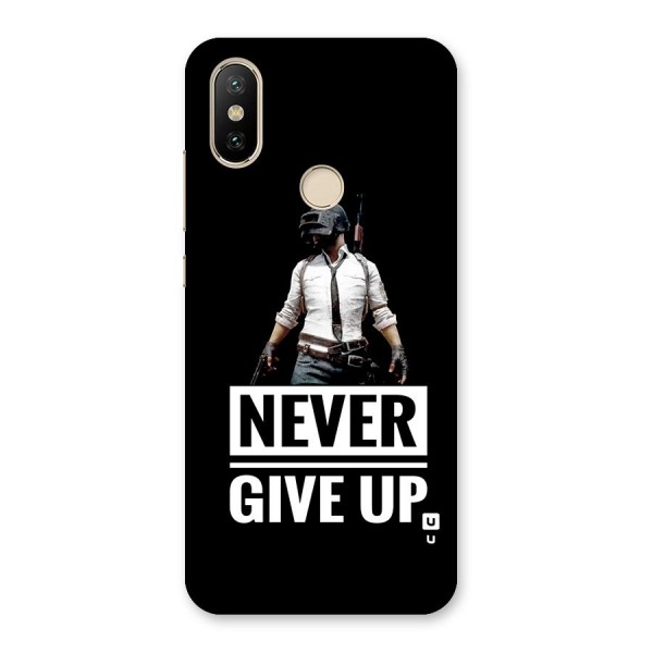 Never Giveup Back Case for Mi A2