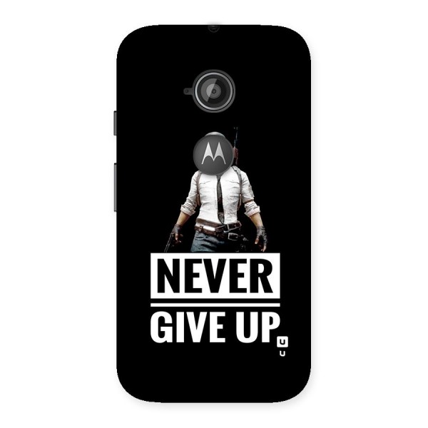 Never Giveup Back Case for Moto E 2nd Gen