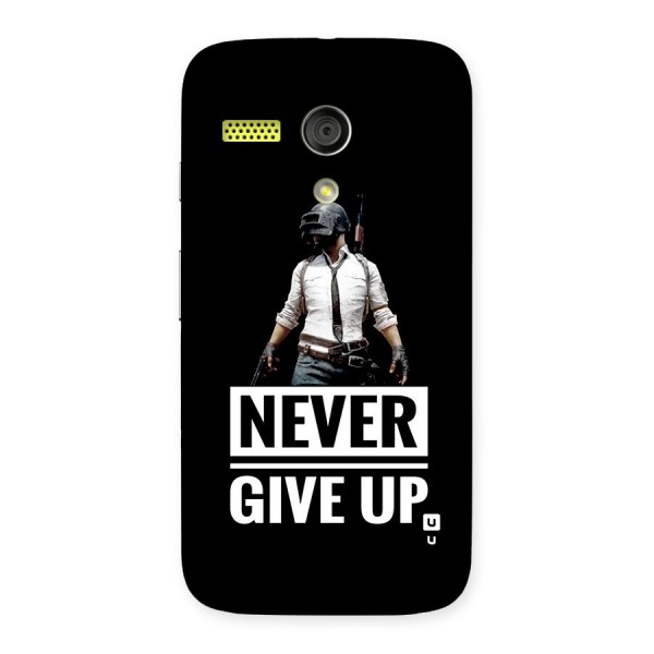 Never Giveup Back Case for Moto G