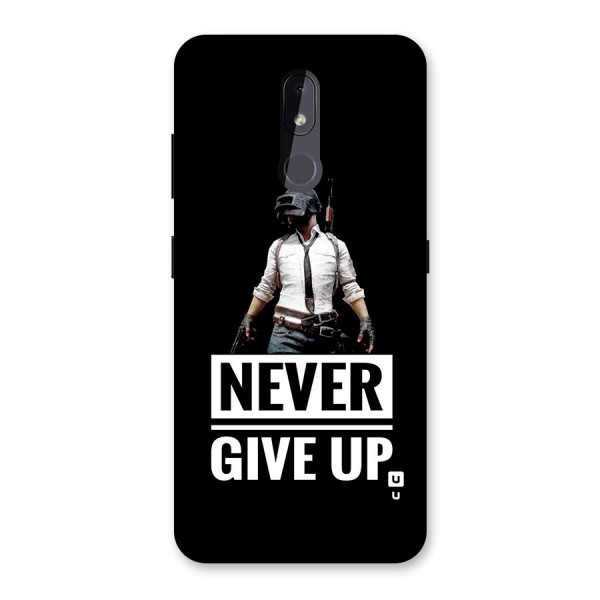 Never Giveup Back Case for Nokia 3.2