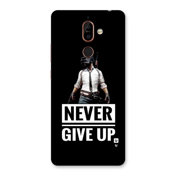 Never Giveup Back Case for Nokia 7 Plus