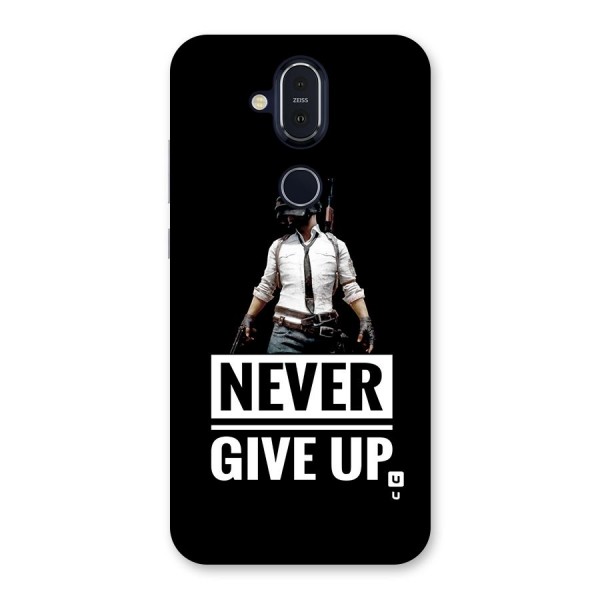 Never Giveup Back Case for Nokia 8.1