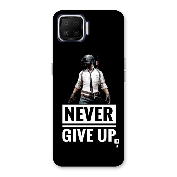 Never Giveup Back Case for Oppo F17