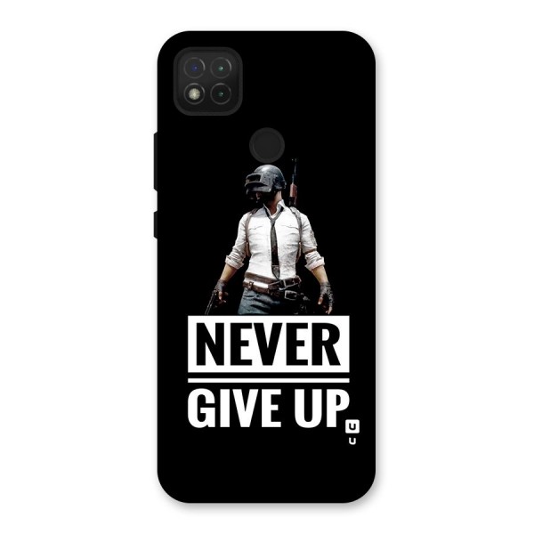 Never Giveup Back Case for Redmi 9