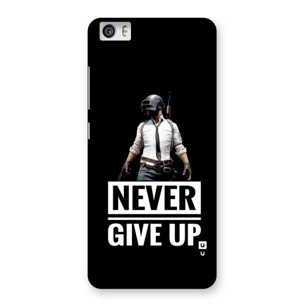 Never Giveup Back Case for Redmi Mi 5