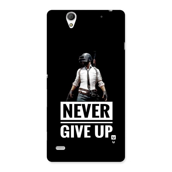 Never Giveup Back Case for Xperia C4