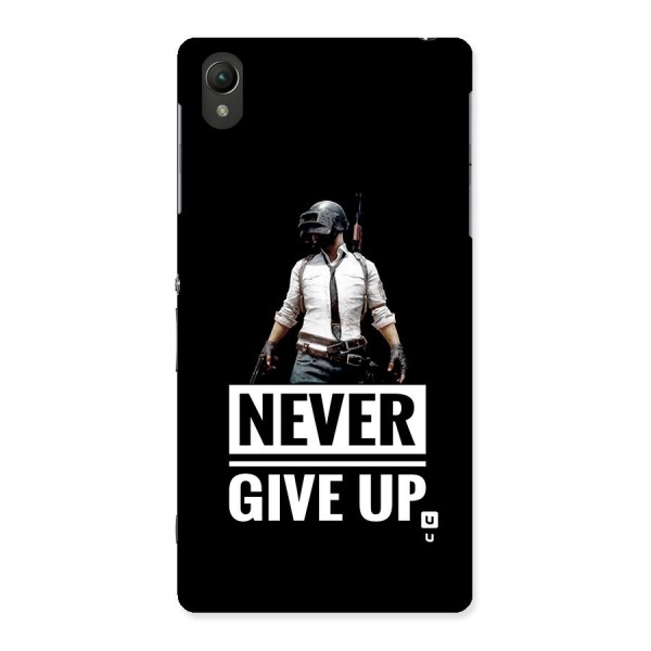 Never Giveup Back Case for Xperia Z2