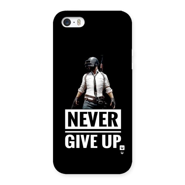 Never Giveup Back Case for iPhone 5 5s