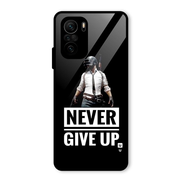 Never Giveup Glass Back Case for Mi 11x