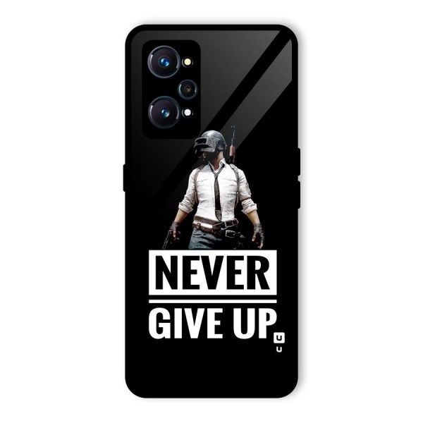 Never Giveup Glass Back Case for Realme GT 2